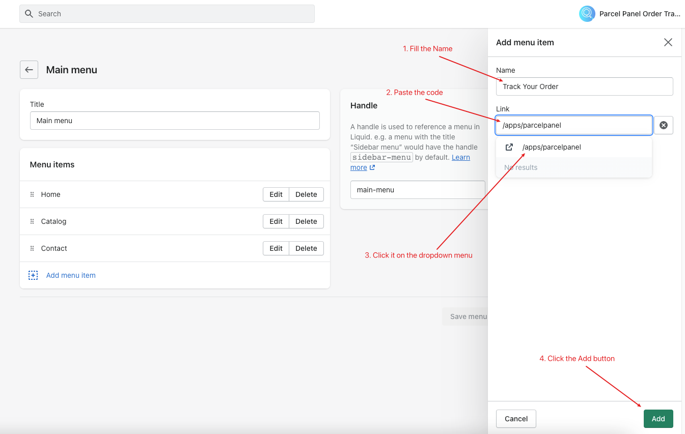 How To Add The Tracking Page To Your Storefront Within 1 Minute 