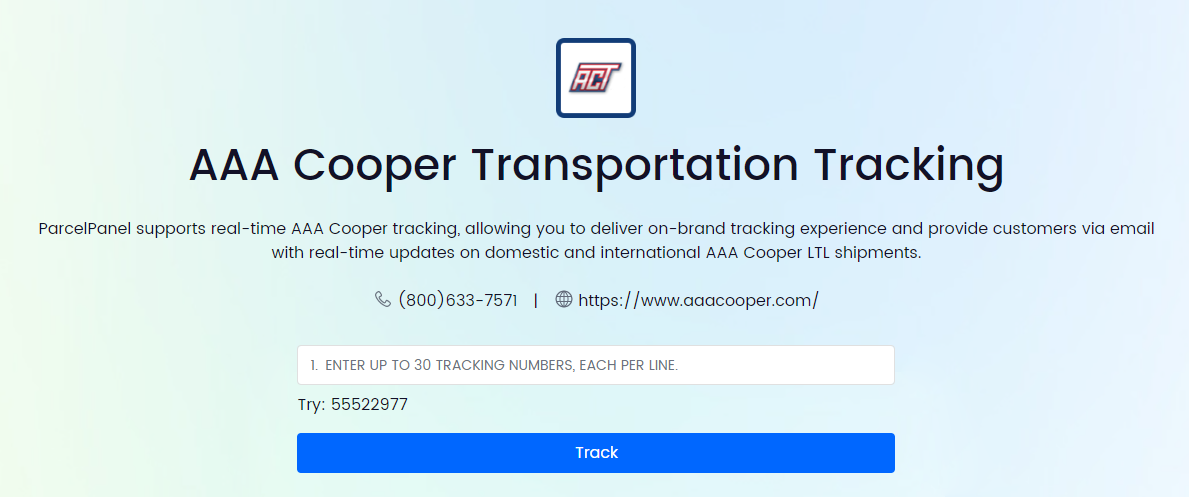 aaa cooper tracking 8880116136