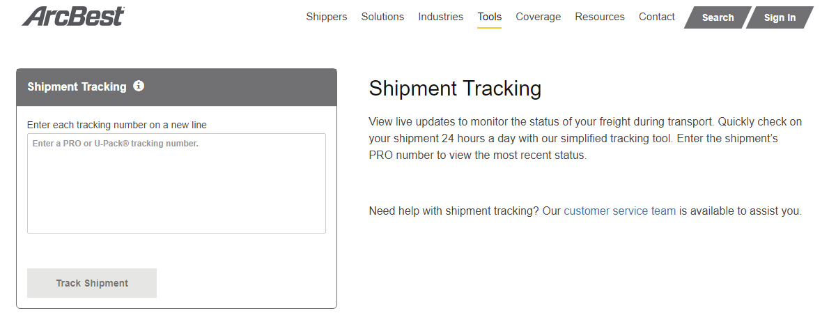 ABF Freight Tracking Track ABF Freight Shipment