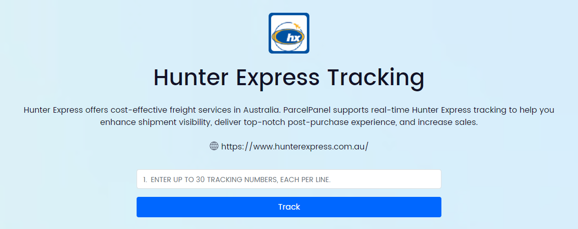 hunter-express-tracking-australia-parcelpanel