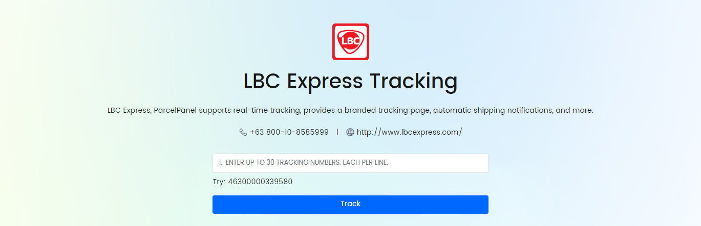 LBC Tracking | LBC Express Track and Trace - Parcel Panel