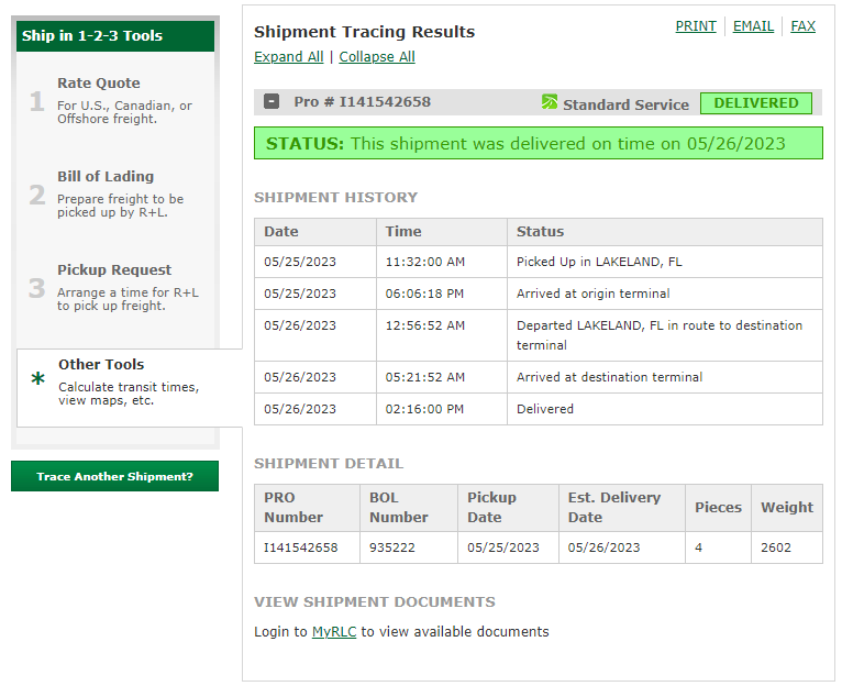 r&l-carriers-tracking-results