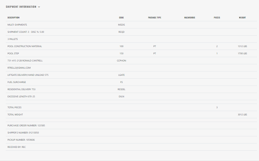 saia-tracking-results-shipment-information