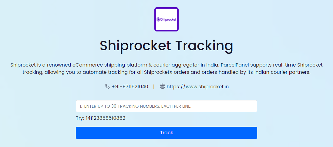 shiprocket-tracking-parcelpanel