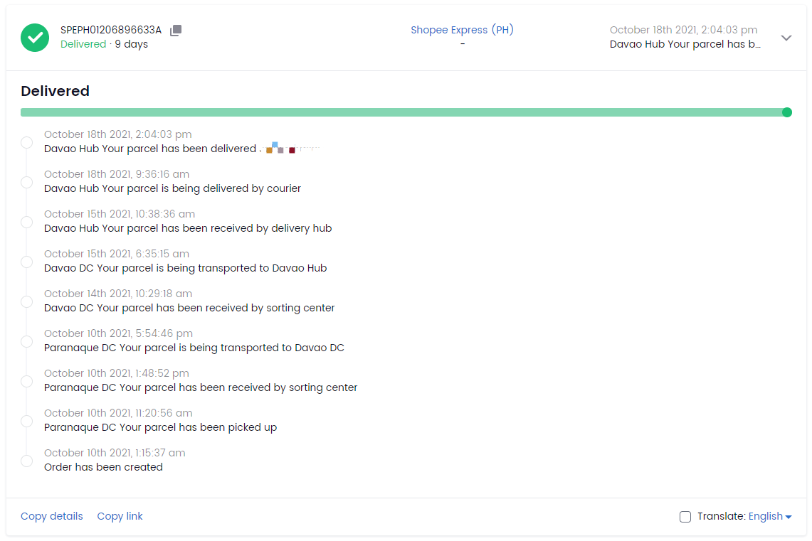 shopee-express-tracking-ph-details-parcelpanel