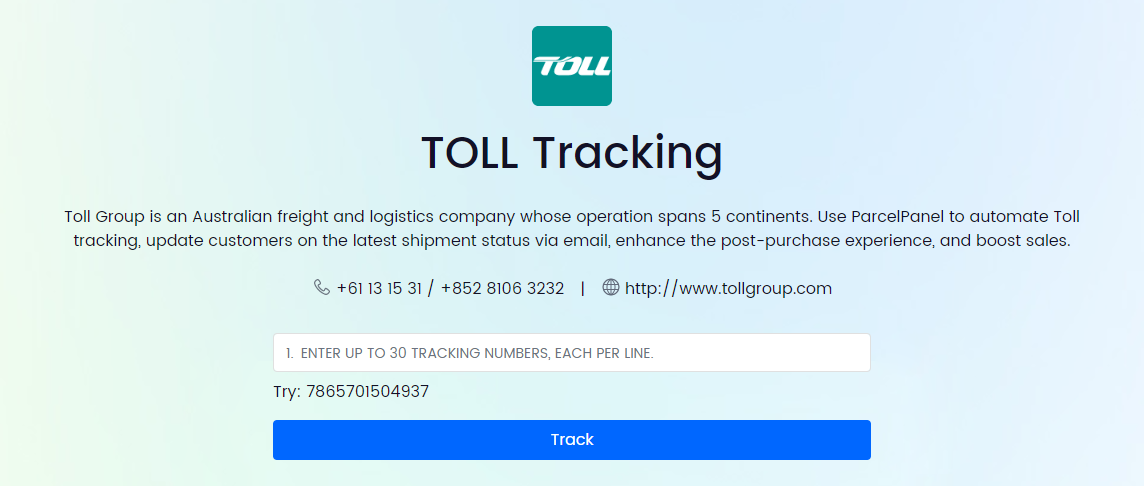 toll-tracking-parcelpanel