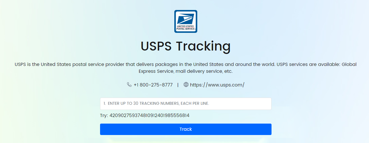 USPS Tracking Track USPS Package & Mail Parcel Panel