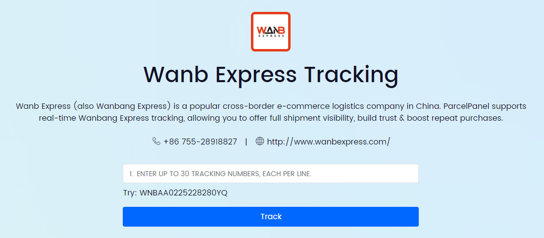 wanbang-express-tracking-parcelpanel